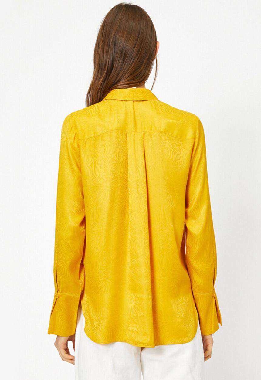 Koton - Classic neck shirt - yellow