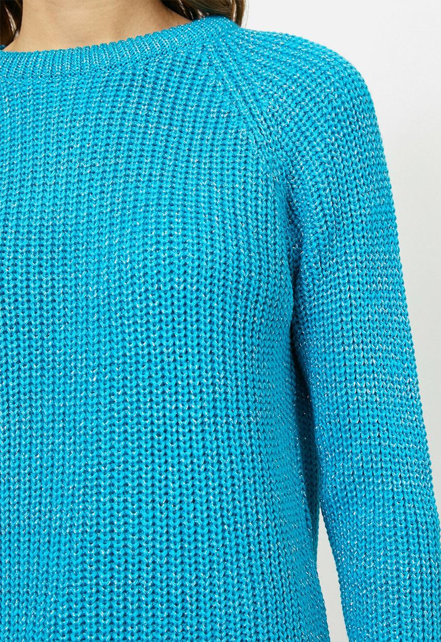 Koton - Crew neck jumper - blue