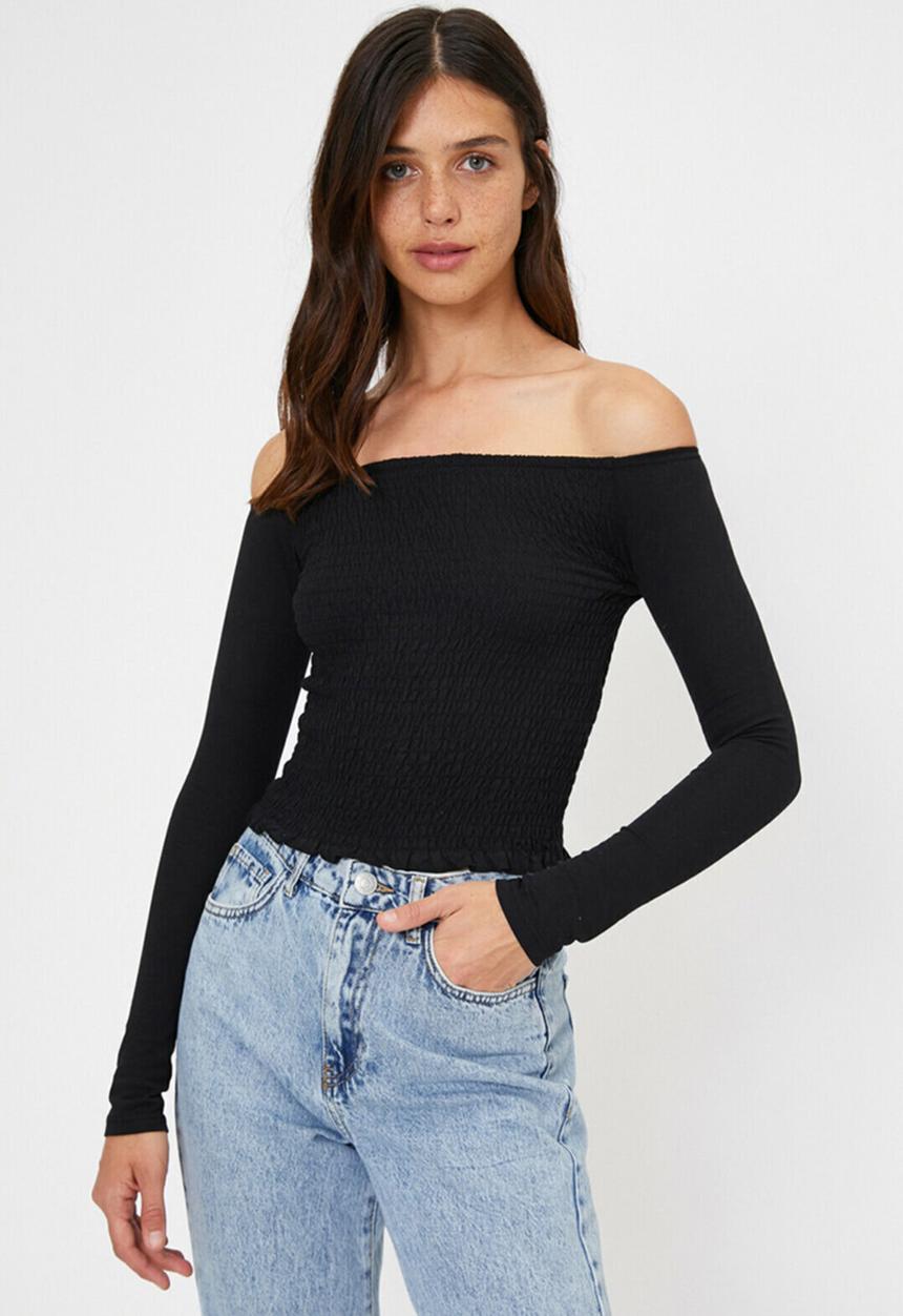 Koton - Bardot T-shirt - black