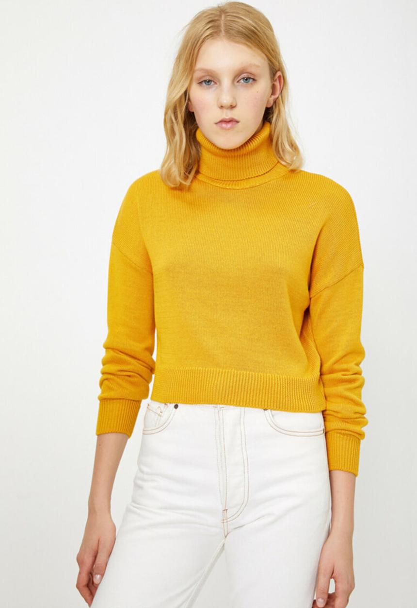 Koton - Turtle neck jumper - yellow