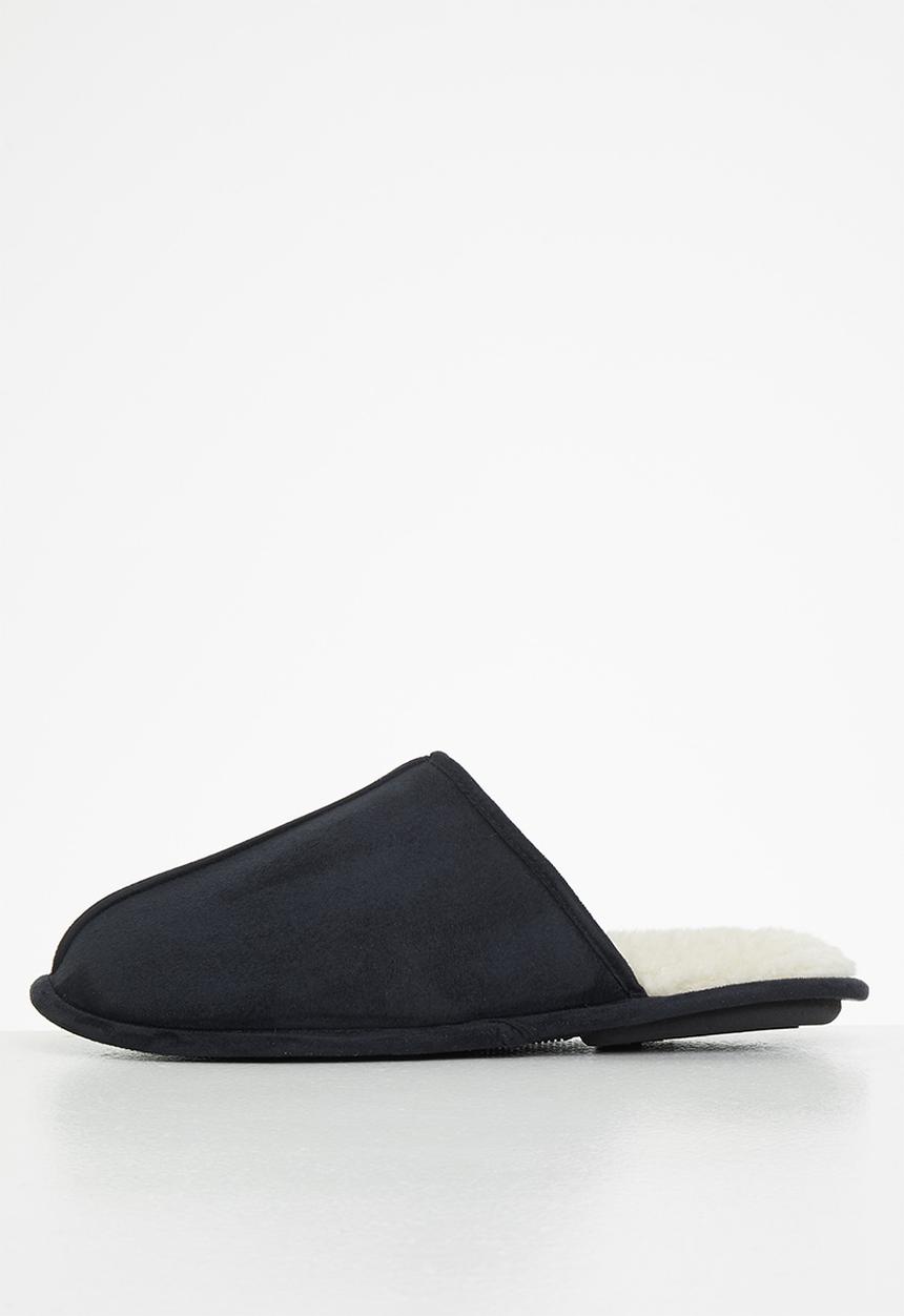Hush Puppies - Martin microfibre slipper - navy