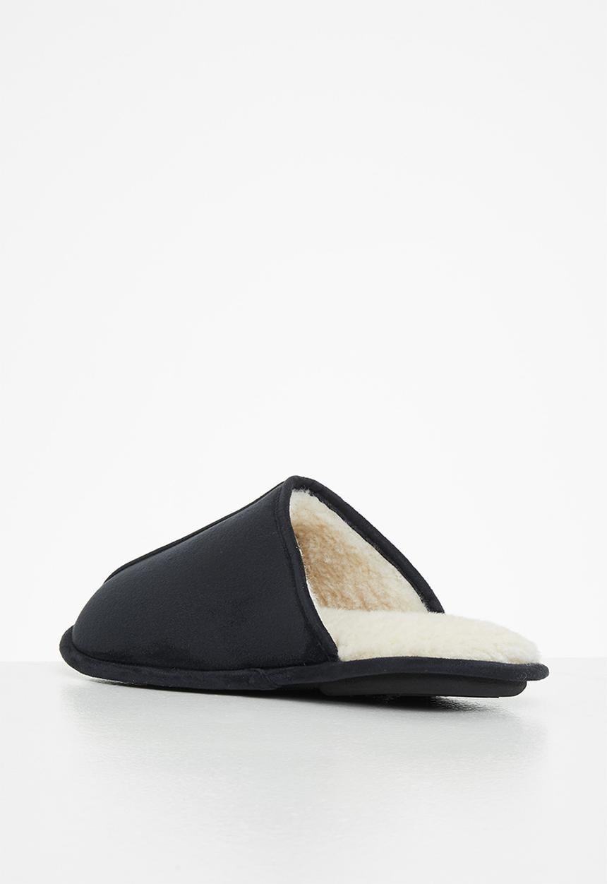 Hush Puppies - Martin microfibre slipper - navy