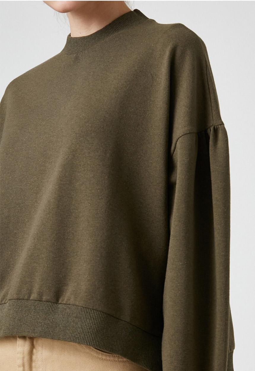 Koton - Stand neck sweatshirt - dark genuine