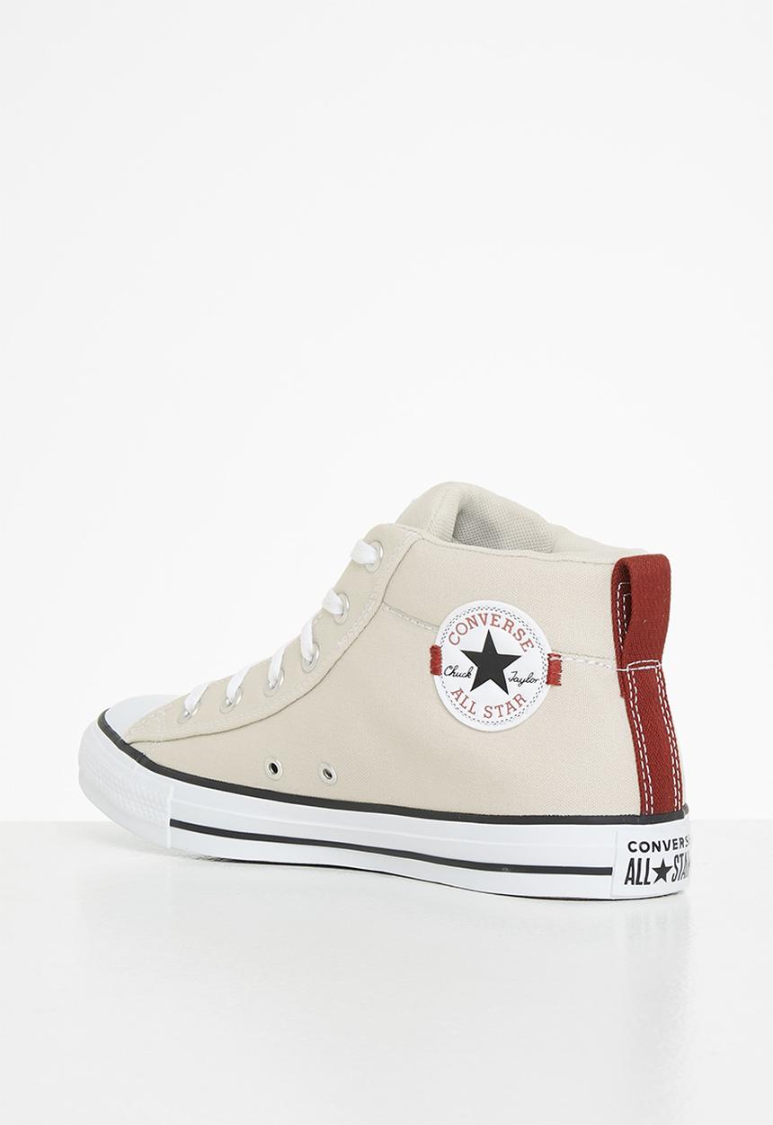 Converse - Chuck taylor all star street pop stitch canvas mid - soothing craft