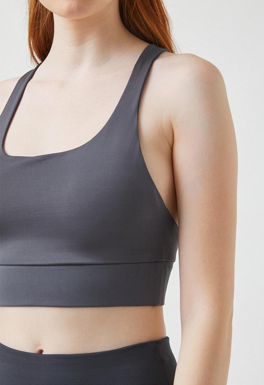 Koton - Back detailed sport bra - anthracite