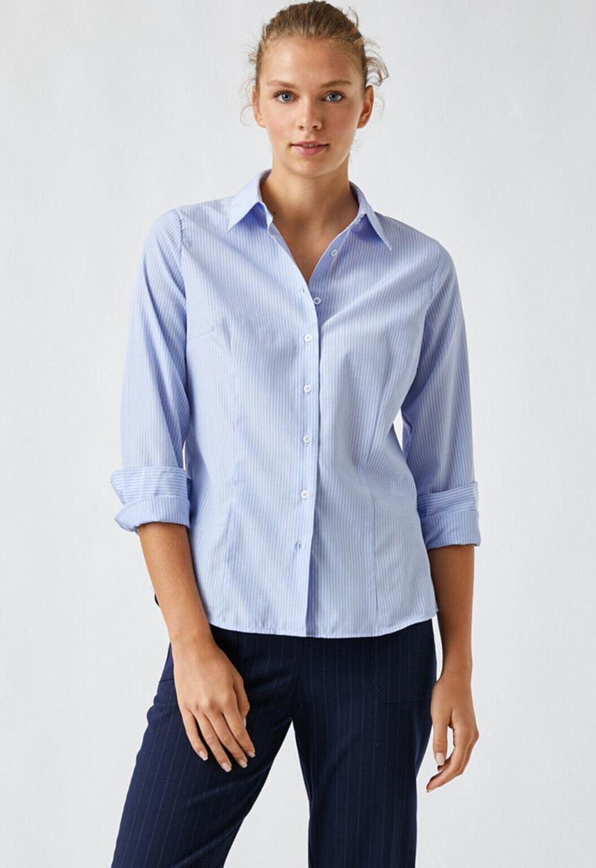 Koton - Slim fit shirt - blue stripes