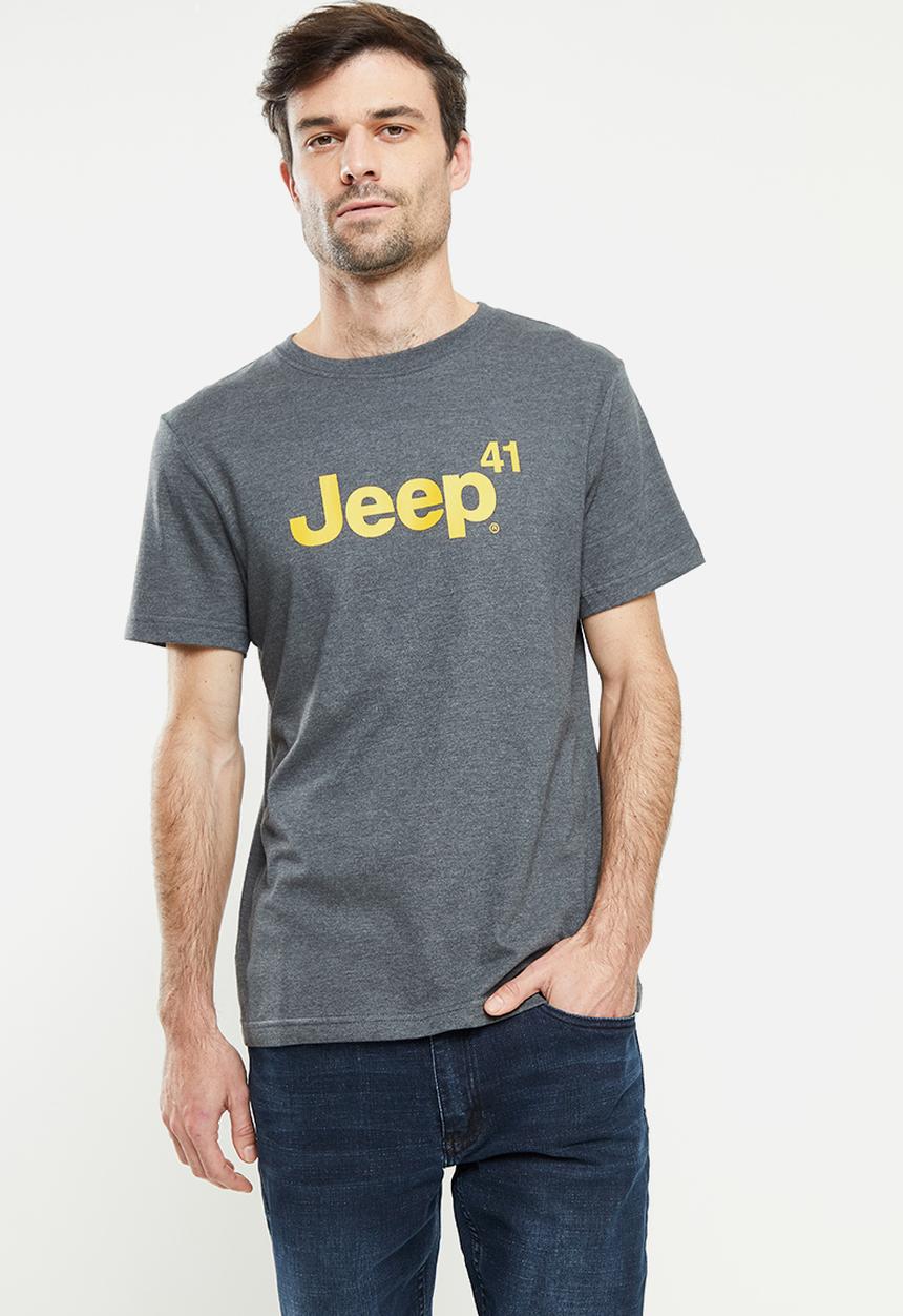 JEEP - Iconic logo tee - charcoal