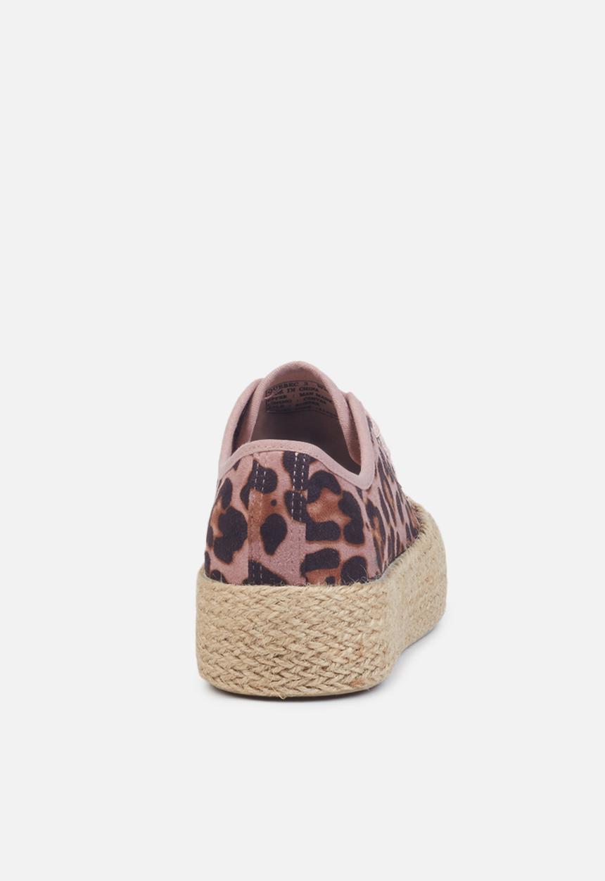 Miss Black - Quebec3 espadrille flatform sneaker - pink