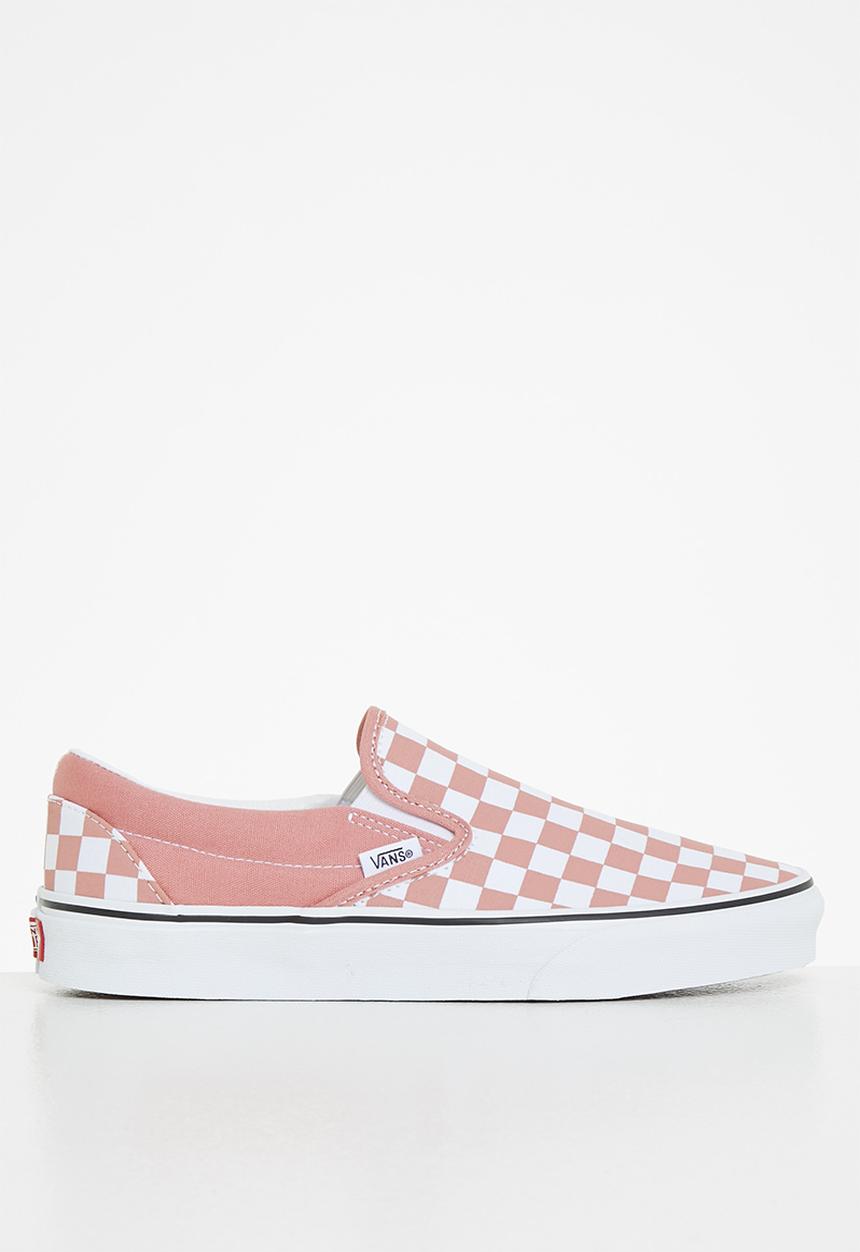Vans - Ua classic slip-on - (checkerboard) rosette & true white