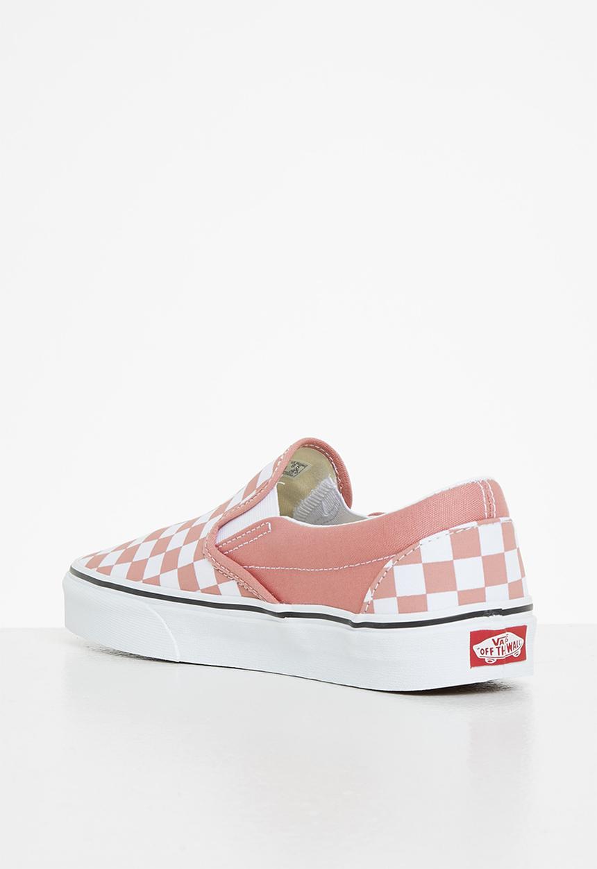 Vans - Ua classic slip-on - (checkerboard) rosette & true white