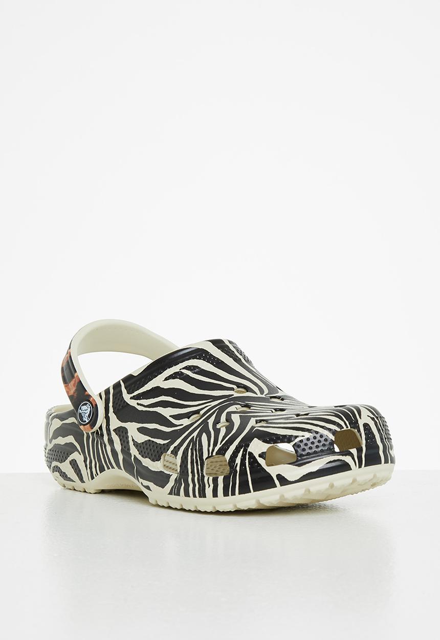 Crocs - Classic animal remix clog - bone / multi animal