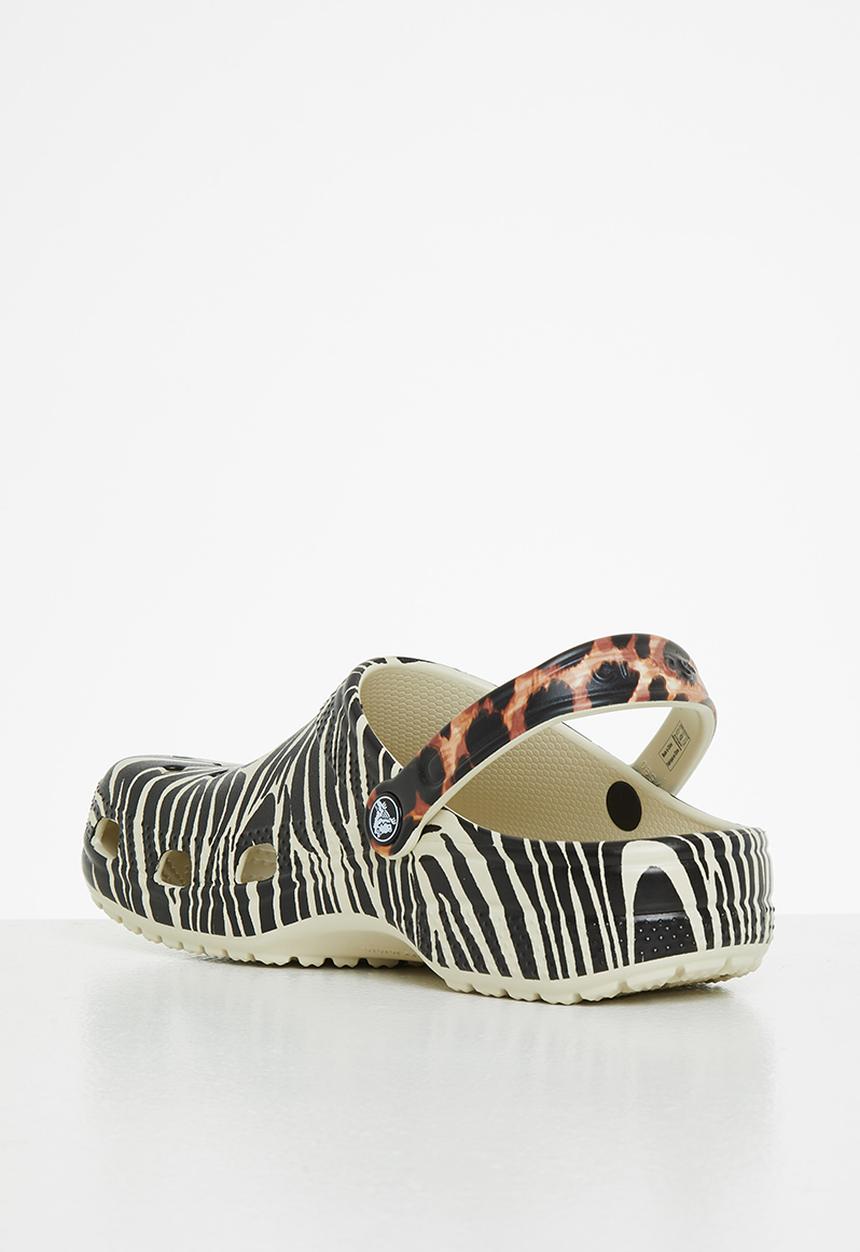 Crocs - Classic animal remix clog - bone / multi animal