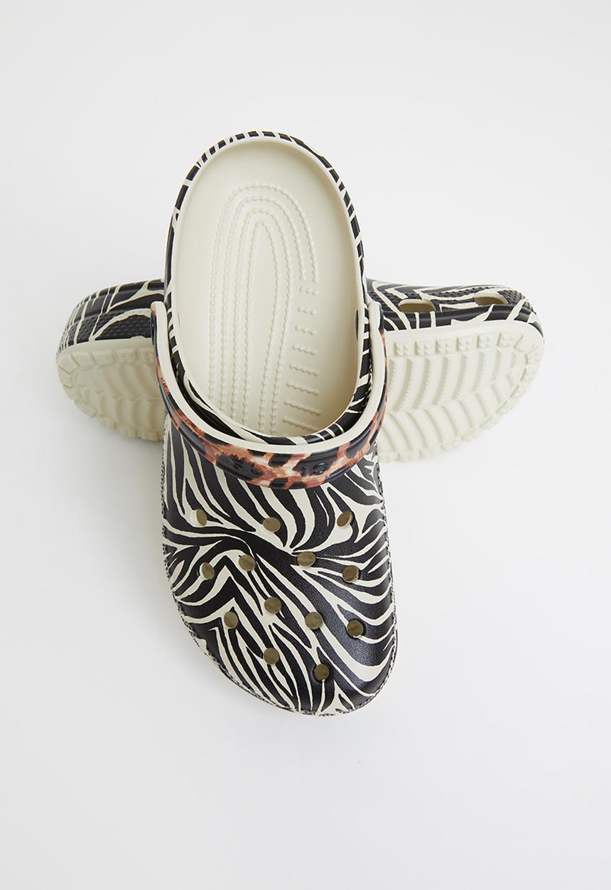 Crocs - Classic animal remix clog - bone / multi animal