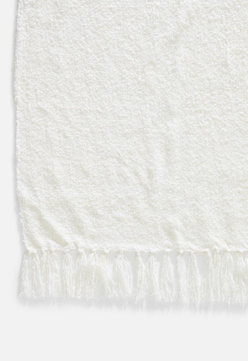 Sixth Floor - Acrylic boucle throw - cream