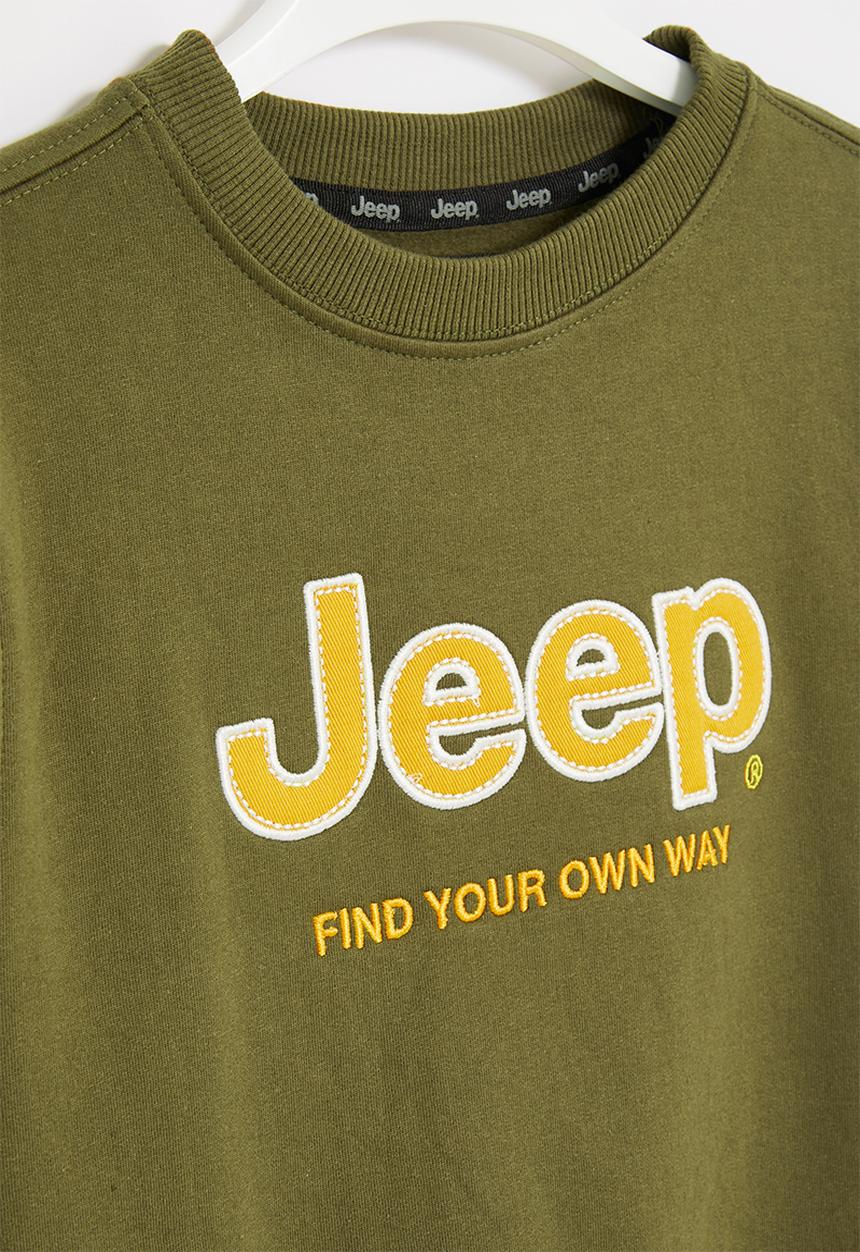 JEEP - Crew neck fleece - green