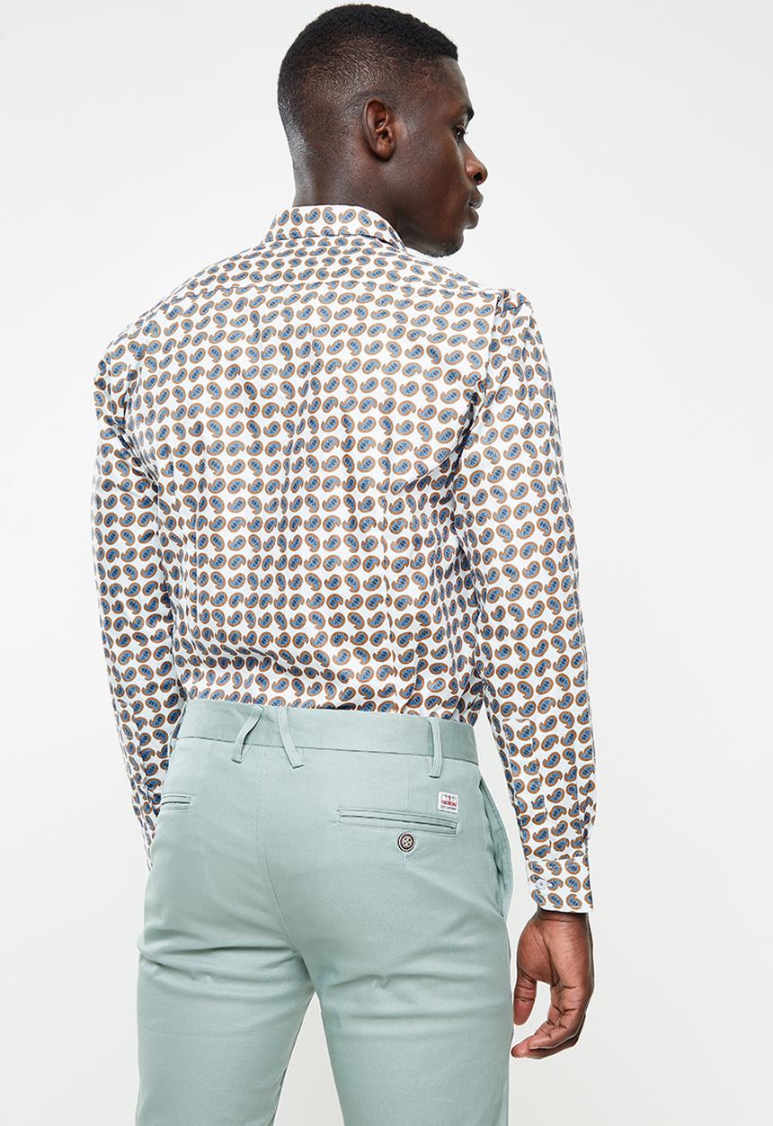 Ben Sherman - Mini paisley print long sleeve shirt - multi 