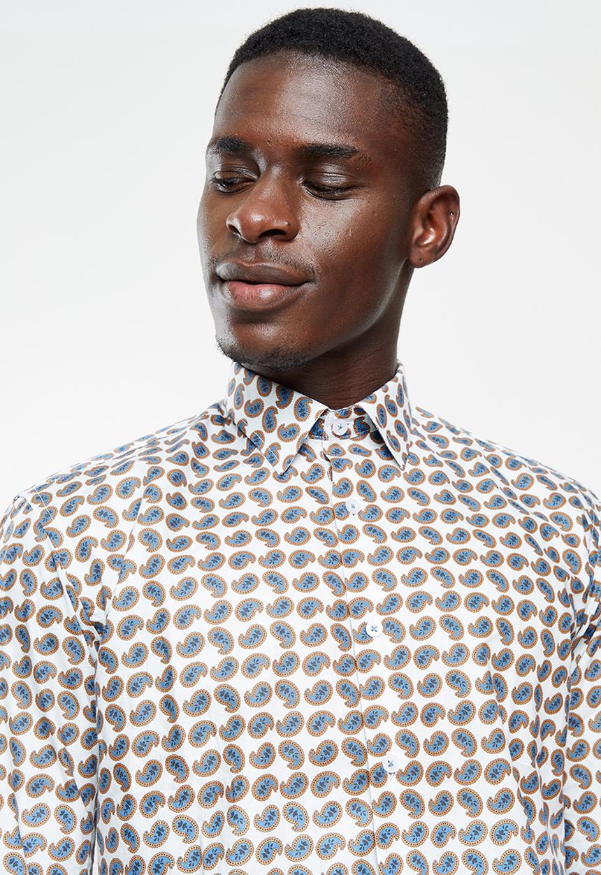 Ben Sherman - Mini paisley print long sleeve shirt - multi 