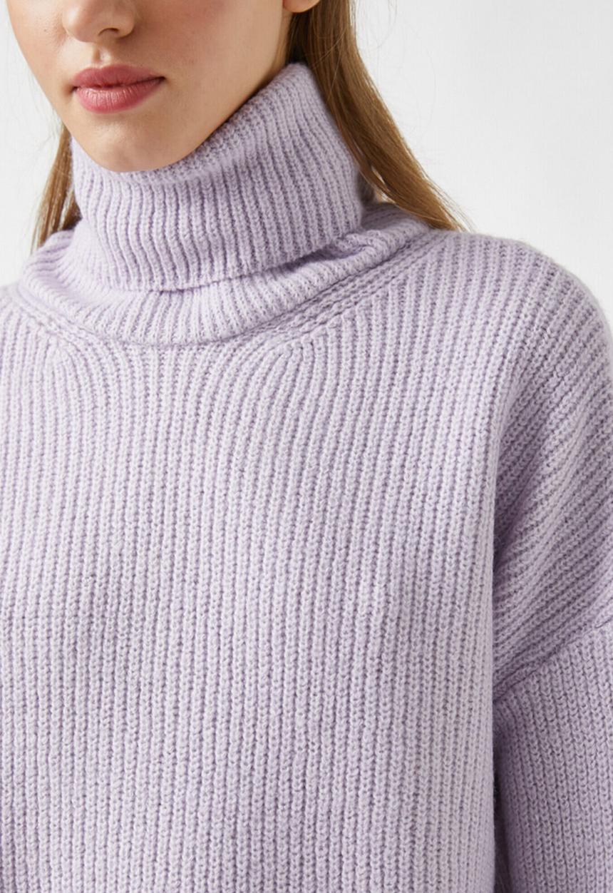 Koton - High rise sweater - lilac