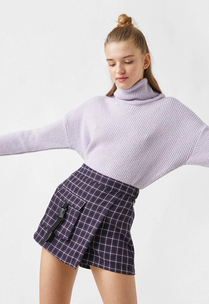 Koton - High rise sweater - lilac