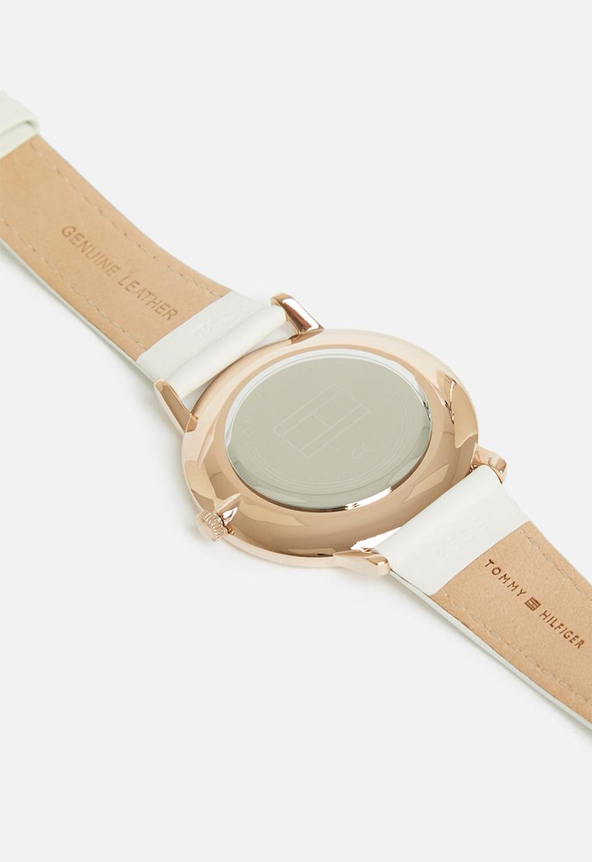 Tommy Hilfiger - Alex ss 41mm case - white & rose gold 