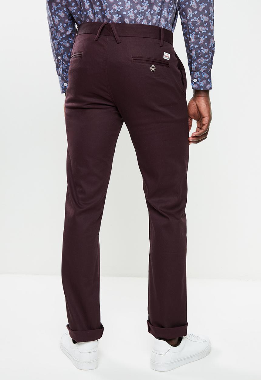 Ben Sherman - Ben chino - burgundy