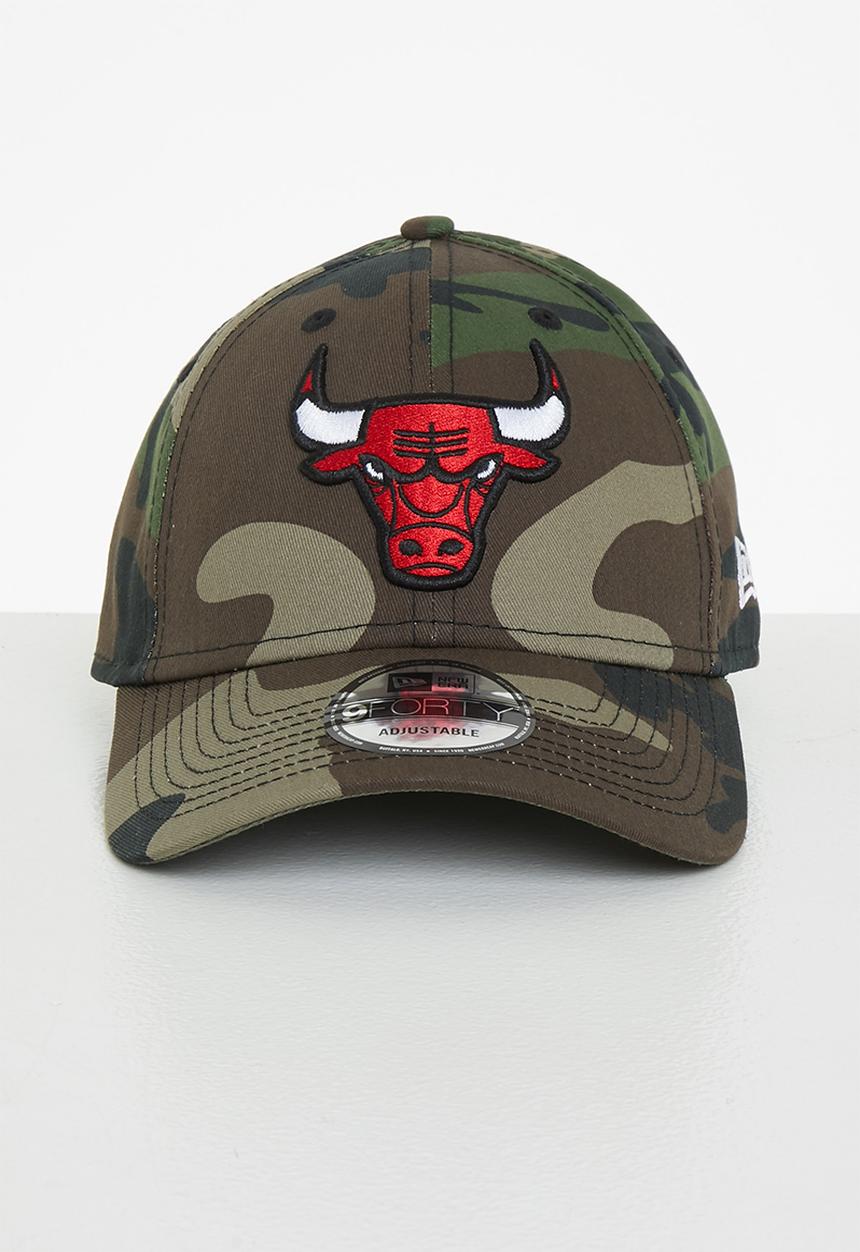 New Era - Nba camo 9forty - Chicago Bulls - khaki 