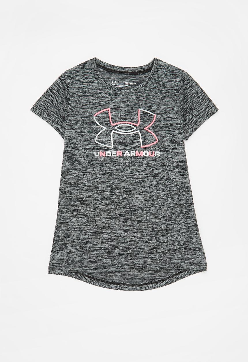Under Armour - Tech bl twist short sleeve - black & grey