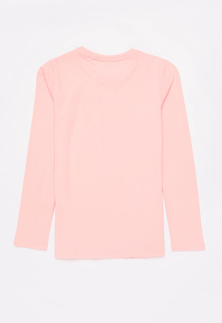 GUESS - Long sleeve classic triangle tee - pink