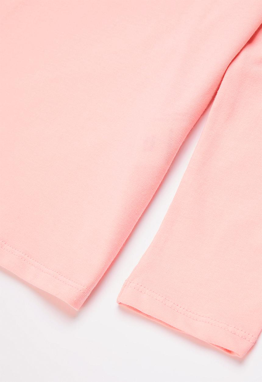 GUESS - Long sleeve classic triangle tee - pink
