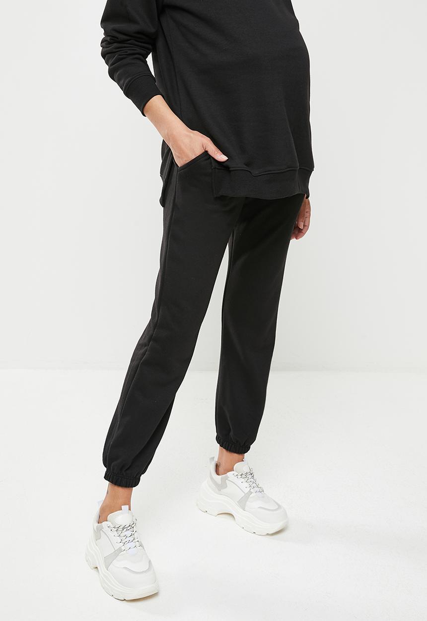Missguided - Maternity baby mama 90’s jogger - black