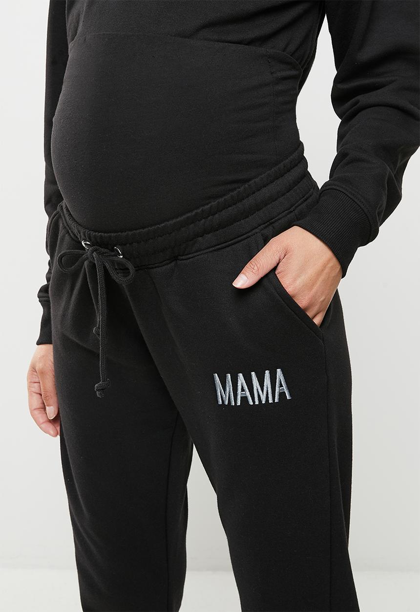 Missguided - Maternity baby mama 90’s jogger - black