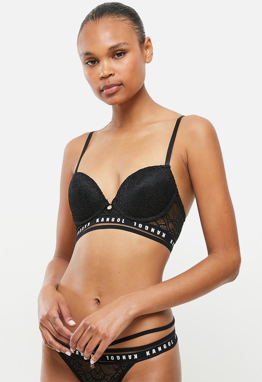 KANGOL - 2 pack T-shirt bra - peach & black