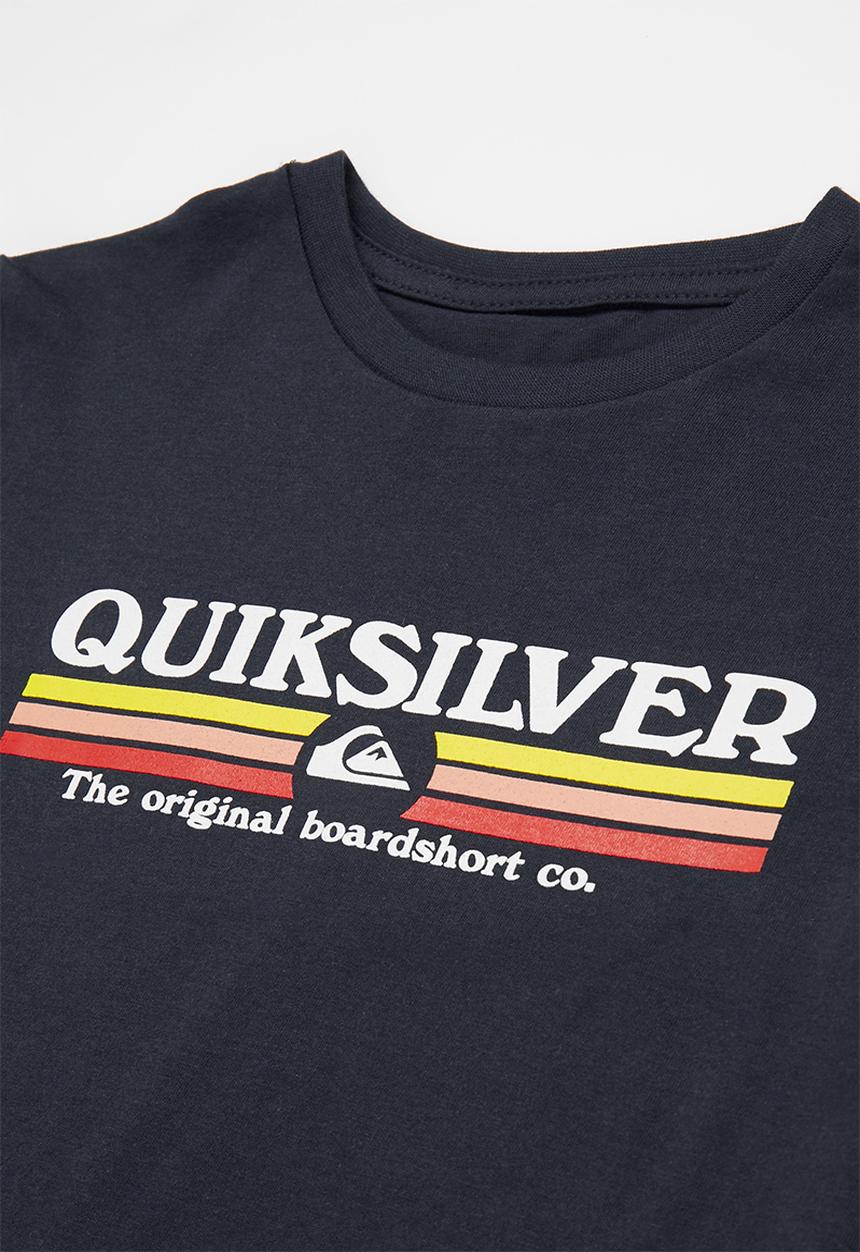 Quiksilver - Lined up short sleeve yth - navy blazer