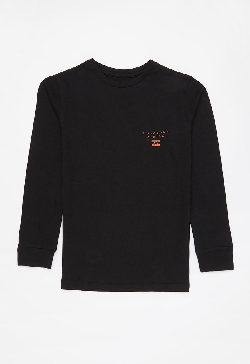 Billabong  - Boys africa watermark long sleeve tee - black