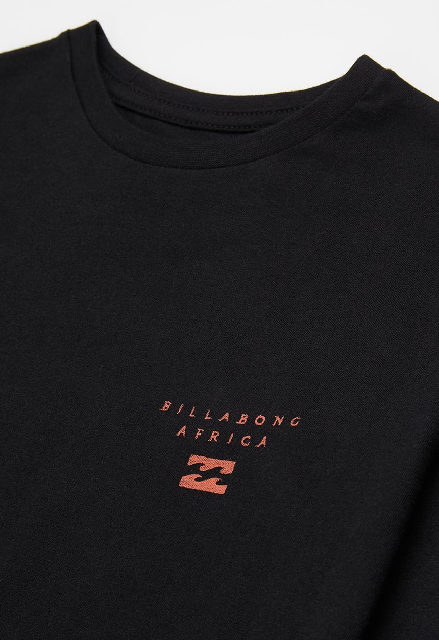 Billabong  - Boys africa watermark long sleeve tee - black