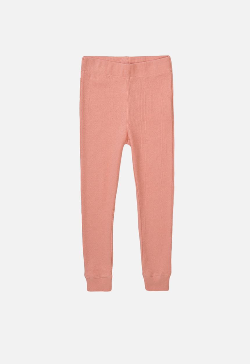 MINOTI - Blush basic ribbed legging - pink 