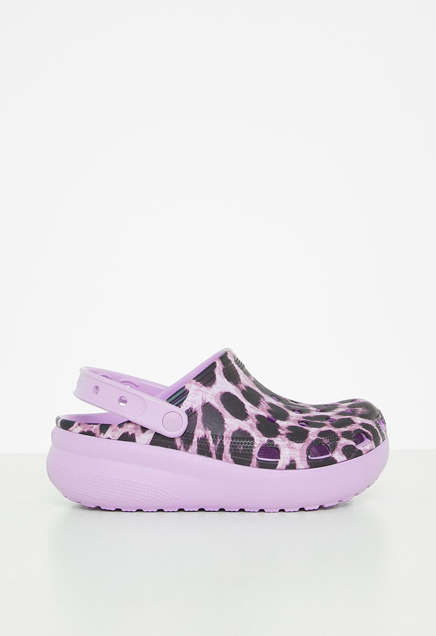 Crocs - Crocs animal cutie - purple leopard