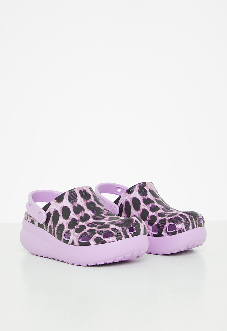 Crocs - Crocs animal cutie - purple leopard