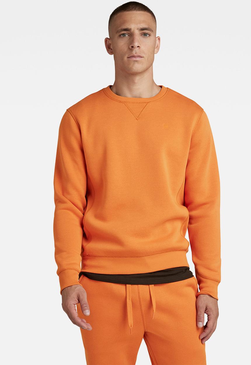 G-STAR - Premium core r sw long sleeve - burned orange