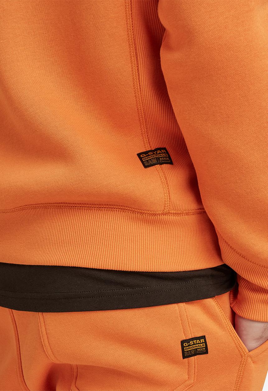 G-STAR - Premium core r sw long sleeve - burned orange