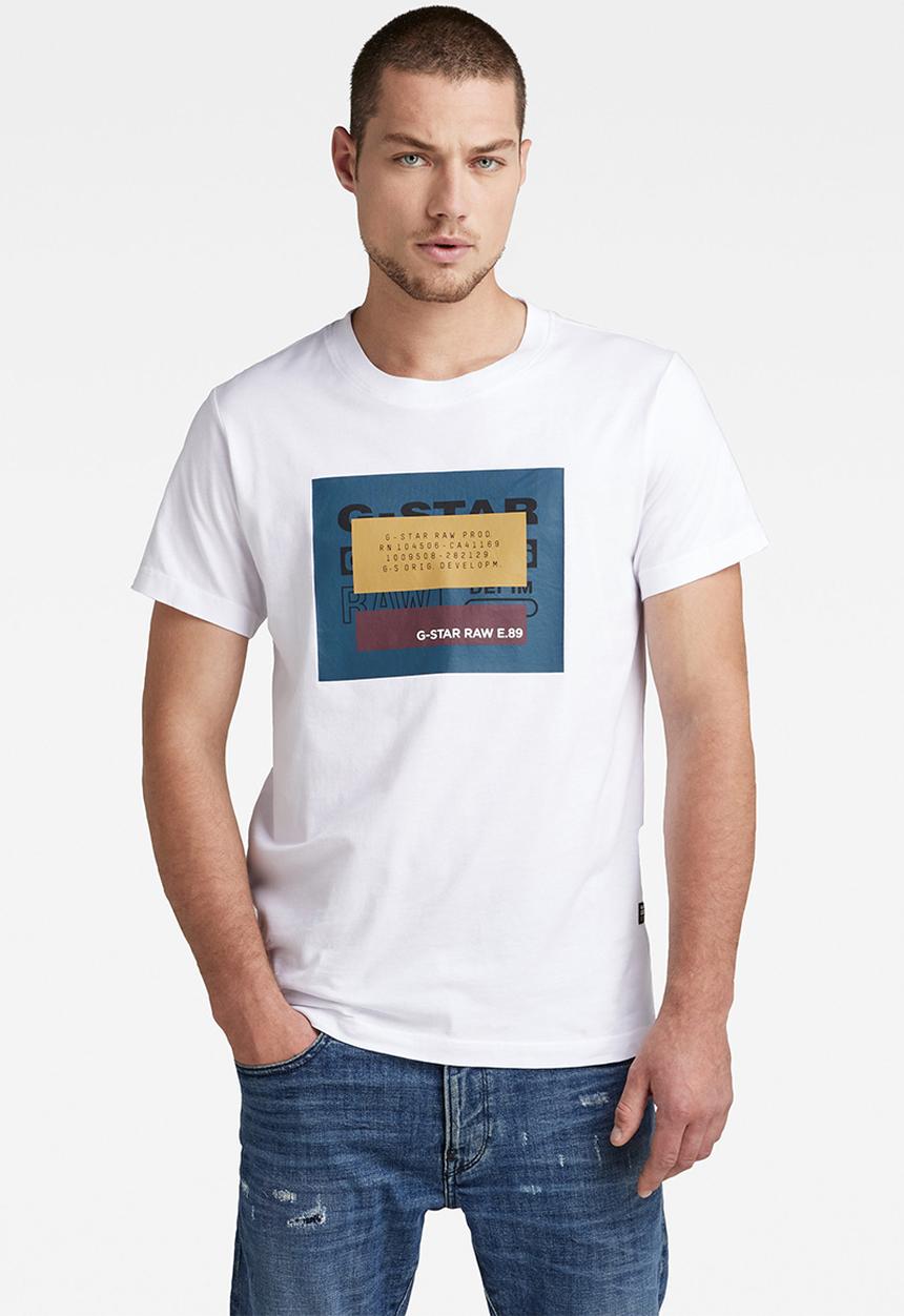 G-STAR - Cvrd originals r t - white