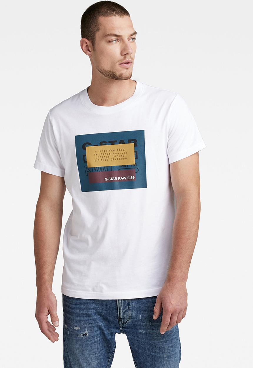 G-STAR - Cvrd originals r t - white