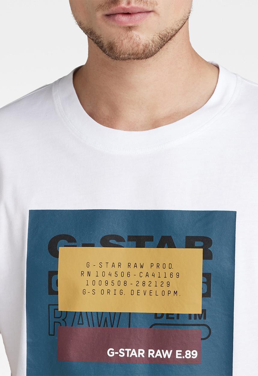 G-STAR - Cvrd originals r t - white