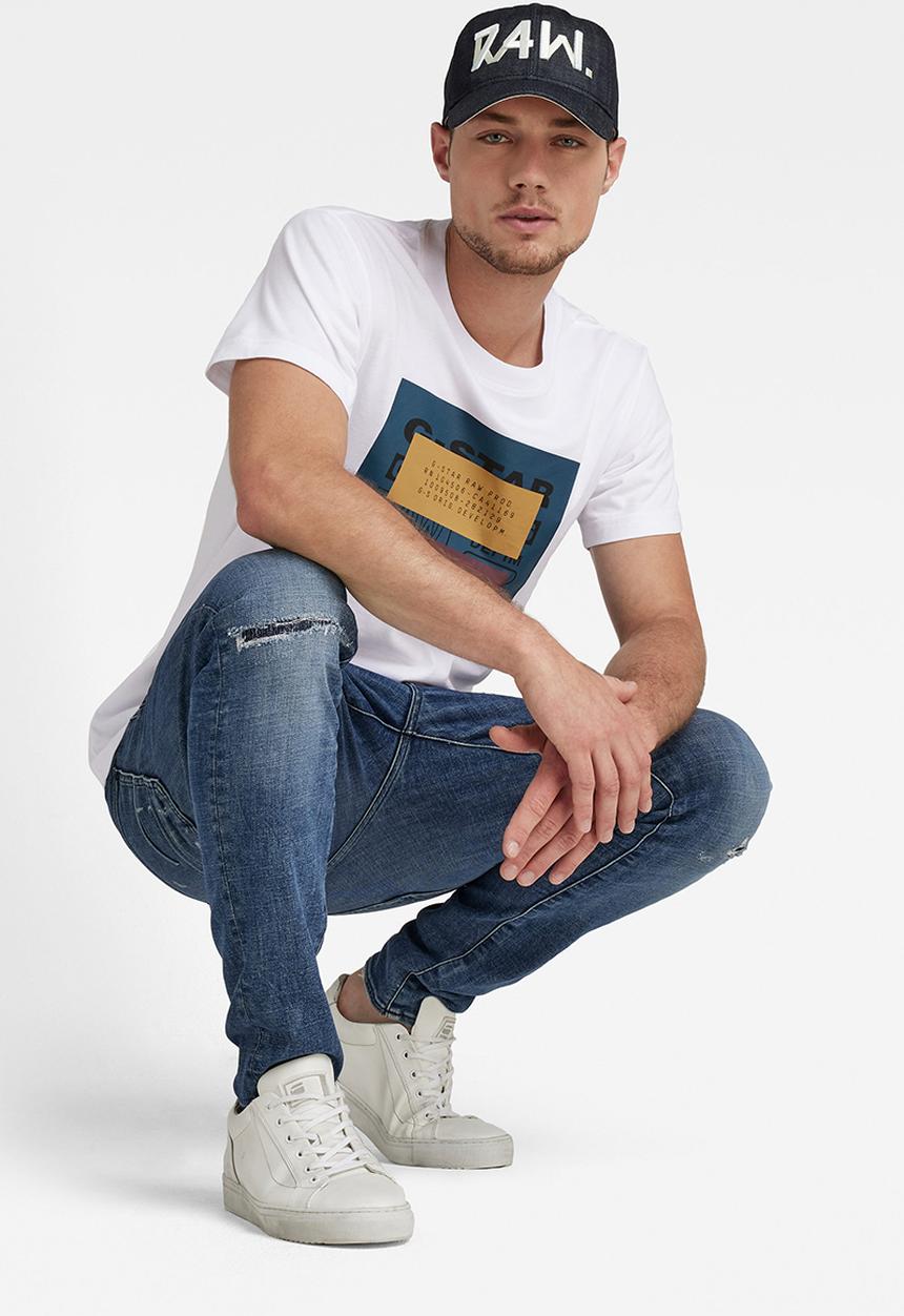 G-STAR - Cvrd originals r t - white
