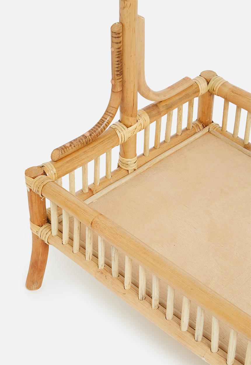 Sixth Floor - Rattan clothing rail - natural