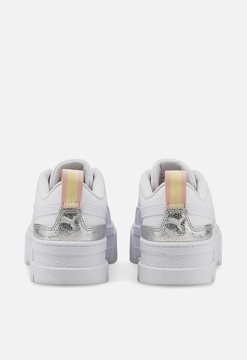PUMA - Mayze shiny jr - puma white-chalk pink