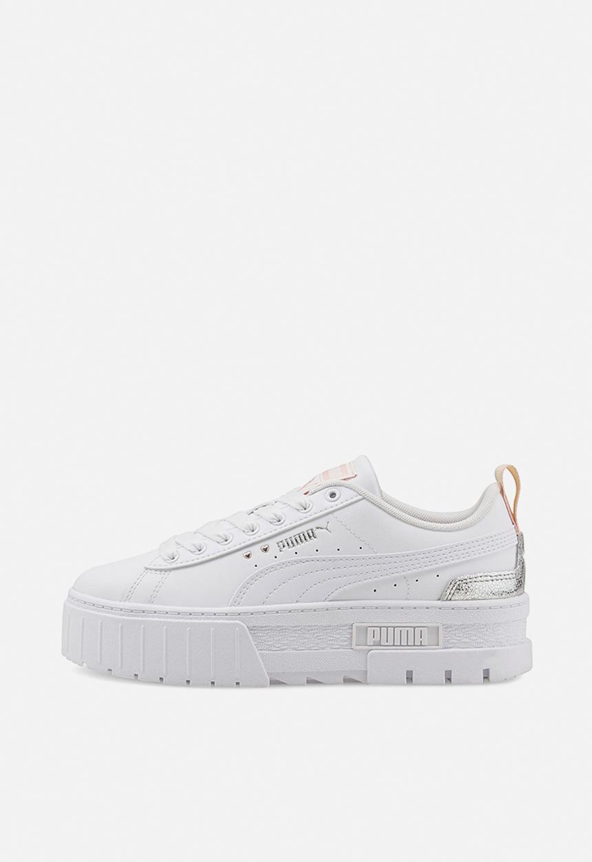 PUMA - Mayze shiny jr - puma white-chalk pink