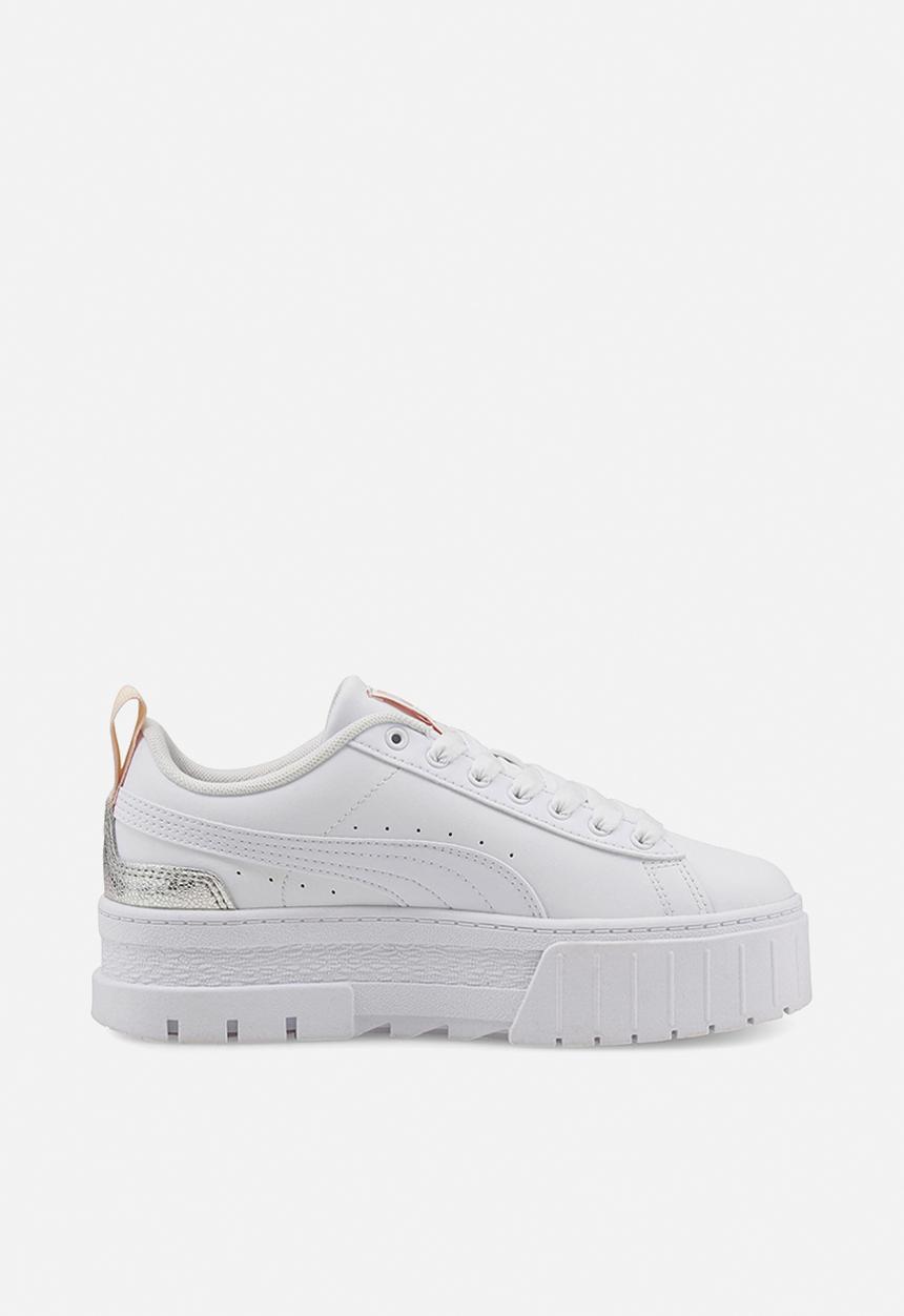 PUMA - Mayze shiny jr - puma white-chalk pink