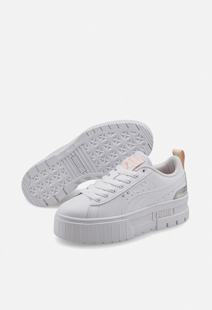 PUMA - Mayze shiny jr - puma white-chalk pink