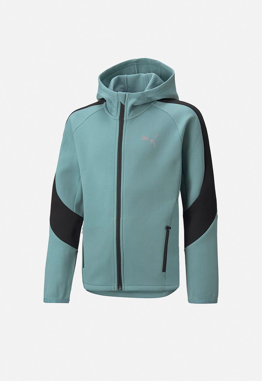 PUMA - Evostripe full-zip hoodie dk b - mineral blue